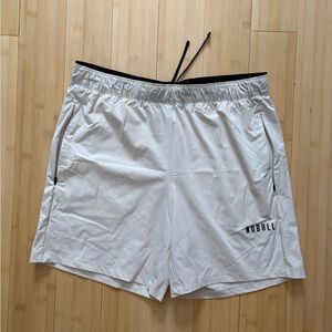 NOBULL Men's white Athletic Shorts